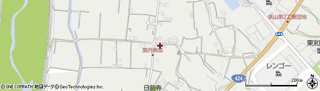 和歌山県紀の川市桃山町調月2177周辺の地図