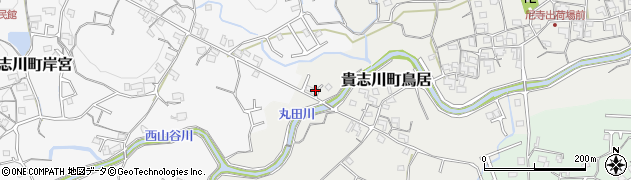 和歌山県紀の川市貴志川町鳥居59周辺の地図