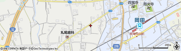 香川県丸亀市綾歌町岡田上1634周辺の地図