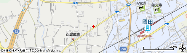 香川県丸亀市綾歌町岡田上1635周辺の地図
