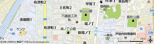 和歌山県和歌山市出口端ノ丁5周辺の地図