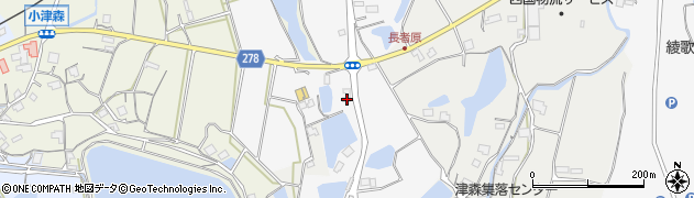 香川県丸亀市綾歌町栗熊西2103周辺の地図