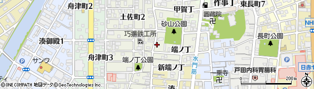 和歌山県和歌山市出口端ノ丁3周辺の地図