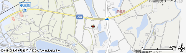 香川県丸亀市綾歌町栗熊西2147周辺の地図