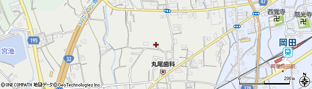 香川県丸亀市綾歌町岡田上1755周辺の地図