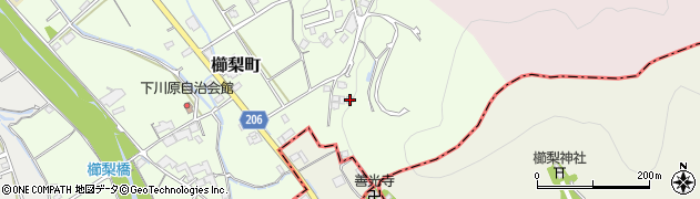 香川県善通寺市櫛梨町376周辺の地図