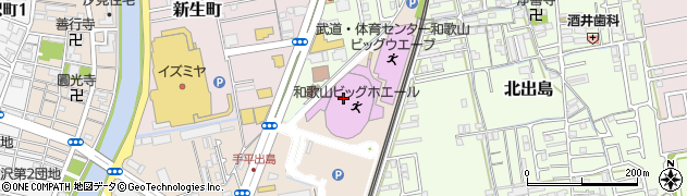 和歌山ビッグホエール周辺の地図