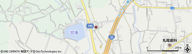香川県丸亀市綾歌町岡田上1266周辺の地図