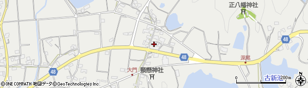 香川県三豊市三野町大見5148周辺の地図