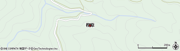 和歌山県高野町（伊都郡）樫原周辺の地図