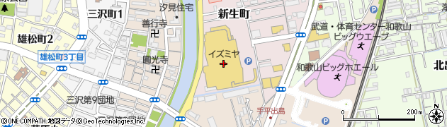 イズミヤ和歌山店周辺の地図