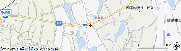 香川県丸亀市綾歌町栗熊西2101周辺の地図