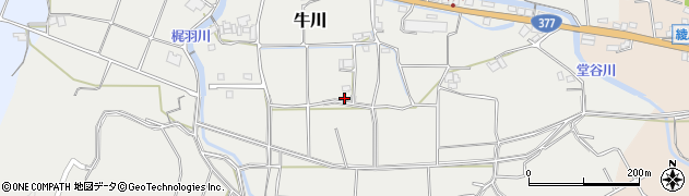 香川県綾歌郡綾川町牛川532周辺の地図