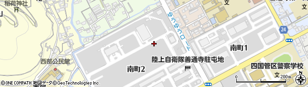 香川県善通寺市南町周辺の地図