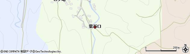 徳島県鳴門市北灘町大浦（粟谷口）周辺の地図