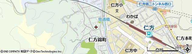 広島県呉市仁方錦町周辺の地図