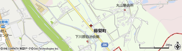 香川県善通寺市櫛梨町周辺の地図