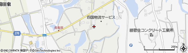 香川県丸亀市綾歌町岡田上2797周辺の地図