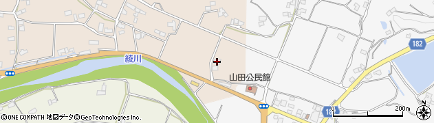 香川県綾歌郡綾川町山田下4周辺の地図