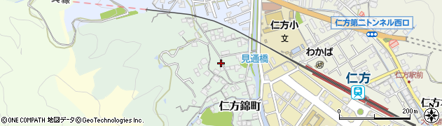 広島県呉市仁方錦町7周辺の地図
