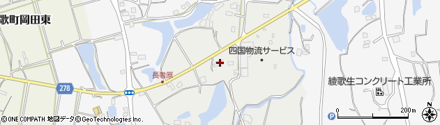 香川県丸亀市綾歌町岡田上2705周辺の地図