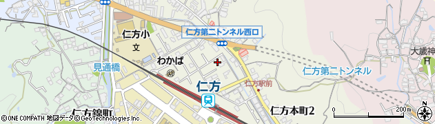 広島県呉市仁方本町周辺の地図