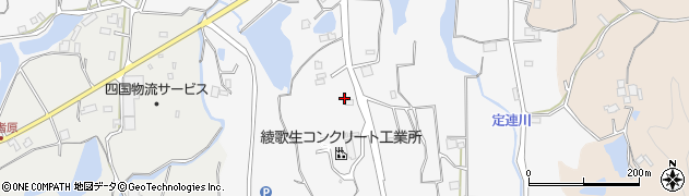 香川県丸亀市綾歌町栗熊西423周辺の地図