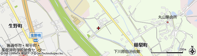 香川県善通寺市櫛梨町610-1周辺の地図