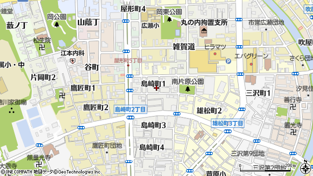 〒640-8125 和歌山県和歌山市島崎町の地図