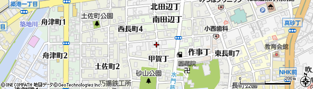 和歌山県和歌山市湊通丁南周辺の地図