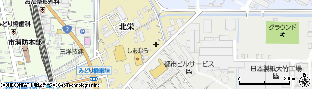 広島県大竹市北栄11周辺の地図