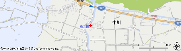香川県綾歌郡綾川町牛川556周辺の地図