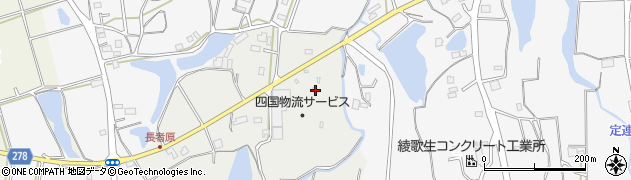 香川県丸亀市綾歌町岡田上2790周辺の地図