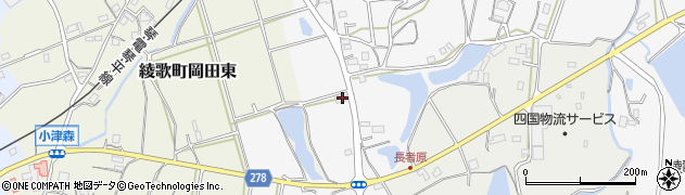 香川県丸亀市綾歌町栗熊西2088周辺の地図