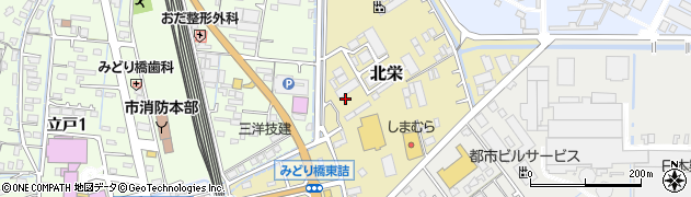 広島県大竹市北栄18周辺の地図