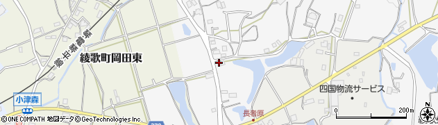 香川県丸亀市綾歌町栗熊西2077周辺の地図