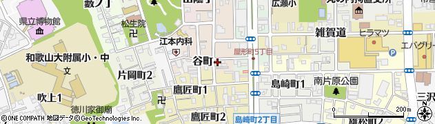和歌山県和歌山市谷町17周辺の地図