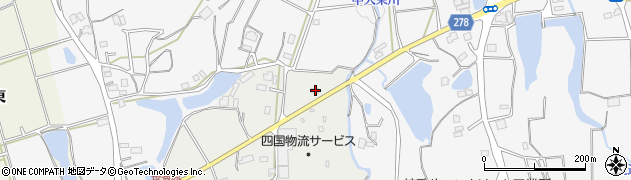香川県丸亀市綾歌町岡田上2816周辺の地図