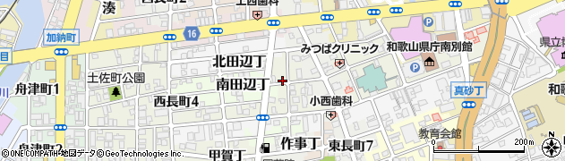 和歌山県和歌山市北相生丁周辺の地図