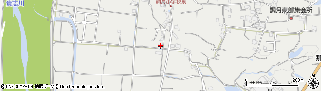 和歌山県紀の川市桃山町調月1253周辺の地図