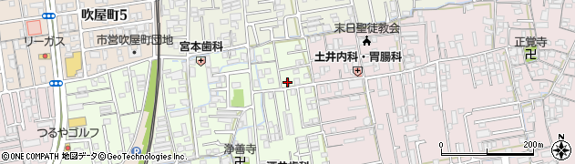 和歌山北出島郵便局周辺の地図