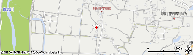 和歌山県紀の川市桃山町調月1250周辺の地図