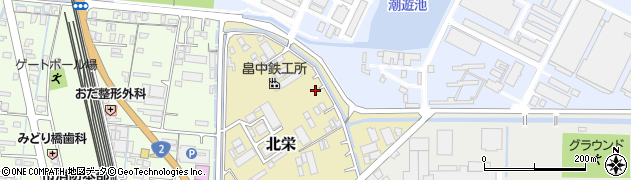 広島県大竹市北栄14周辺の地図