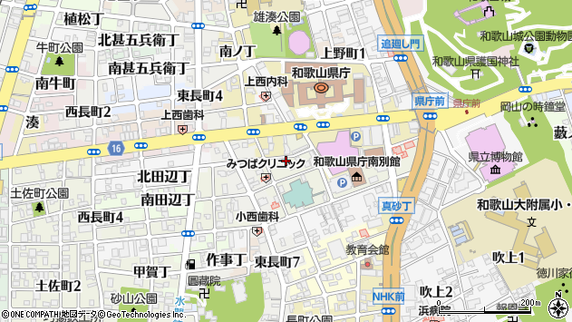〒640-8268 和歌山県和歌山市広道の地図