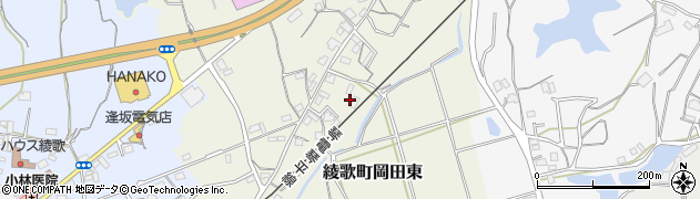 香川県丸亀市綾歌町岡田東1801周辺の地図