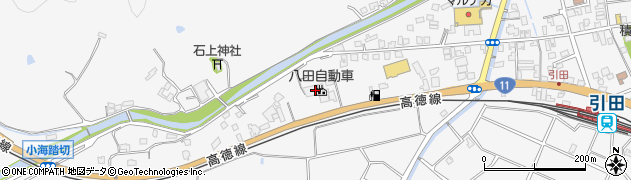 有限会社八田自動車周辺の地図