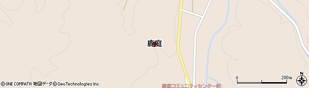 香川県三木町（木田郡）鹿庭周辺の地図