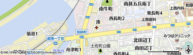和歌山県和歌山市湊3004-2周辺の地図