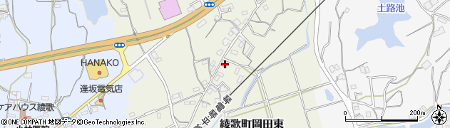 香川県丸亀市綾歌町岡田東1811周辺の地図