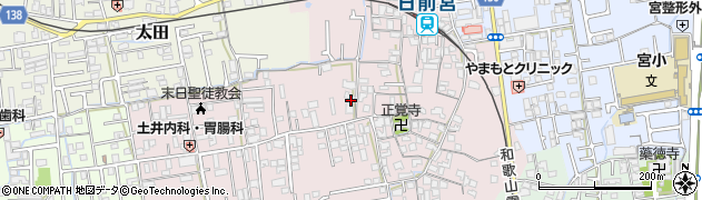 和歌山県和歌山市有家周辺の地図